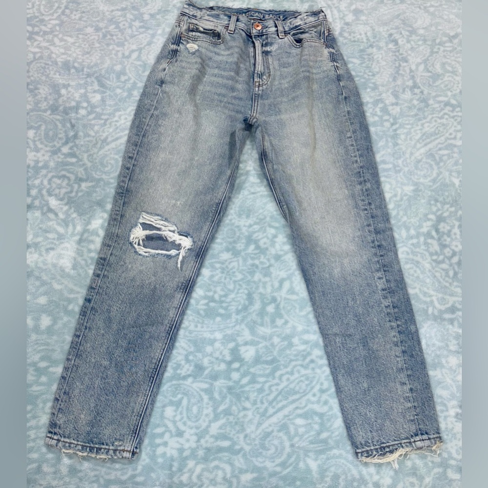 American Eagle Outfitters Light Blue Straight Jeans